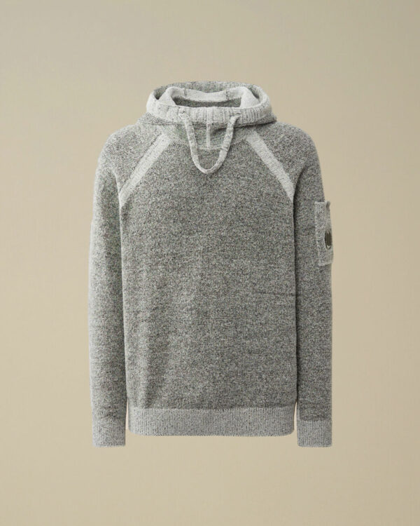 C.P. Company Hooded Knit Fleece Pullover