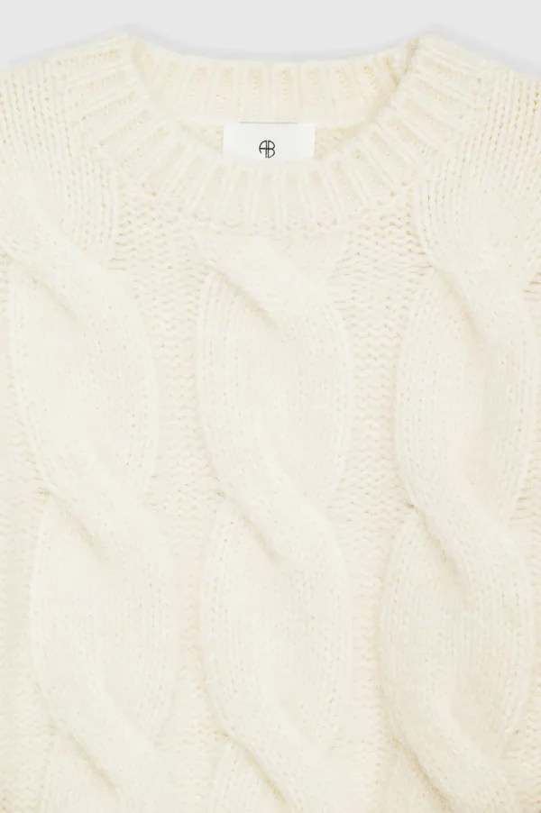 AB BRITTANY SWEATER IVORY A 09 10180 IVY1