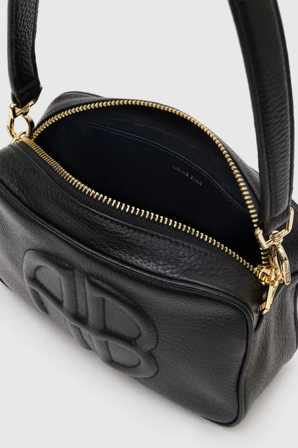 AB LILI BAG BLACK PEBBLED A 13 10234 000