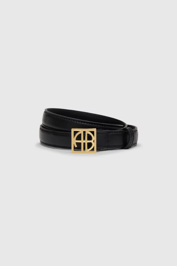 AB MONOGRAM BELT KATE MOSS CAMPAIGN BLACKA 12 10461