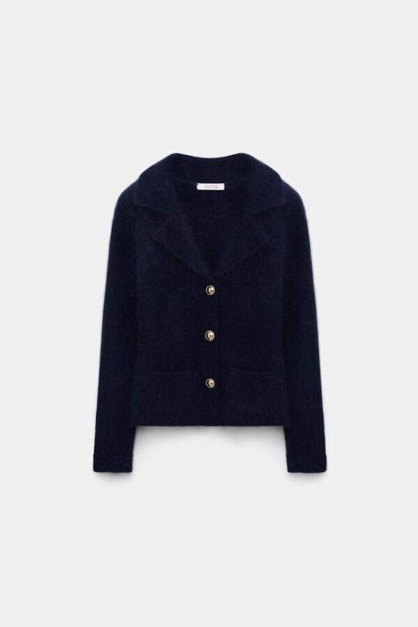 Dorothee Schumacher Fluffy Statements Cardigan Navy