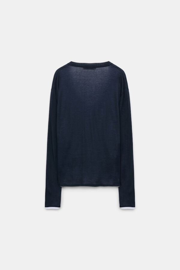 Dorothee Schumacher Layer Lover Shirt Navy – Bild 2