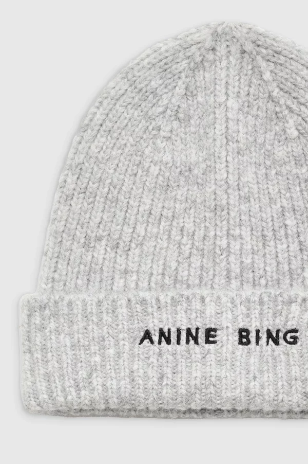 Anine Bing Elia Beanie Grau – Bild 3