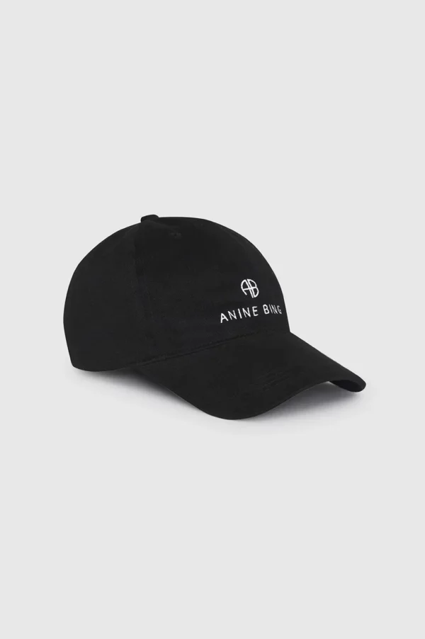 Anine Bing Jeremy Baseball Cap Schwarz – Bild 2